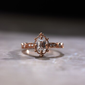 1.18 Ct Pırlanta Emerald Yüzük - Siempre (1)