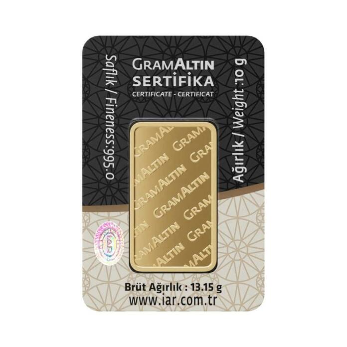 10 Gr 24 Ayar Külçe Altın - 2