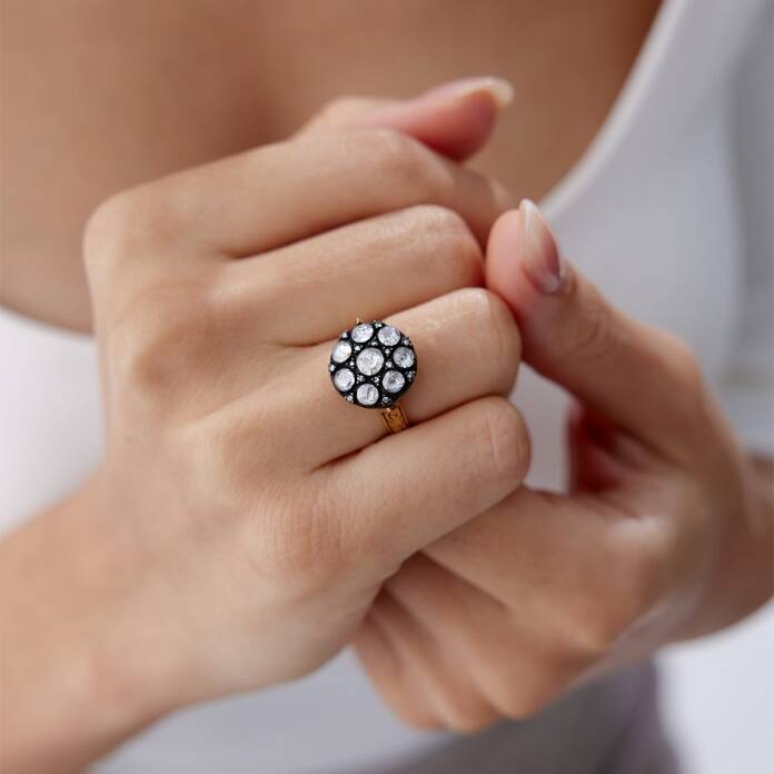 1.02 Ct Elmas Mozaik Yüzük - 1