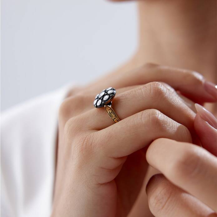 1.02 Ct Elmas Mozaik Yüzük - 2