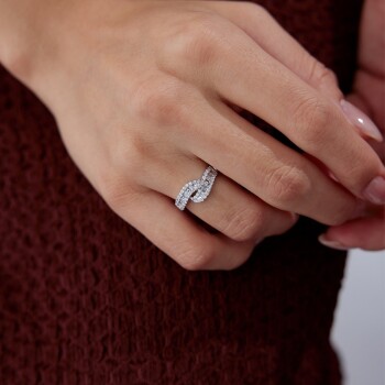 1.06 Ct Pırlanta Sonsuzluk Yüzük - 3