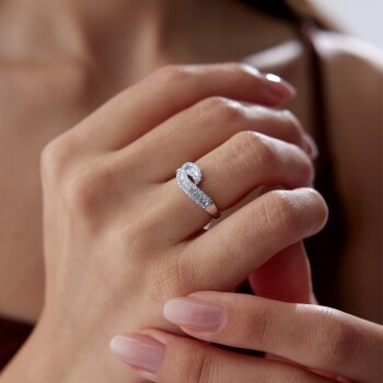 1.06 Ct Pırlanta Sonsuzluk Yüzük - Özkonak (1)