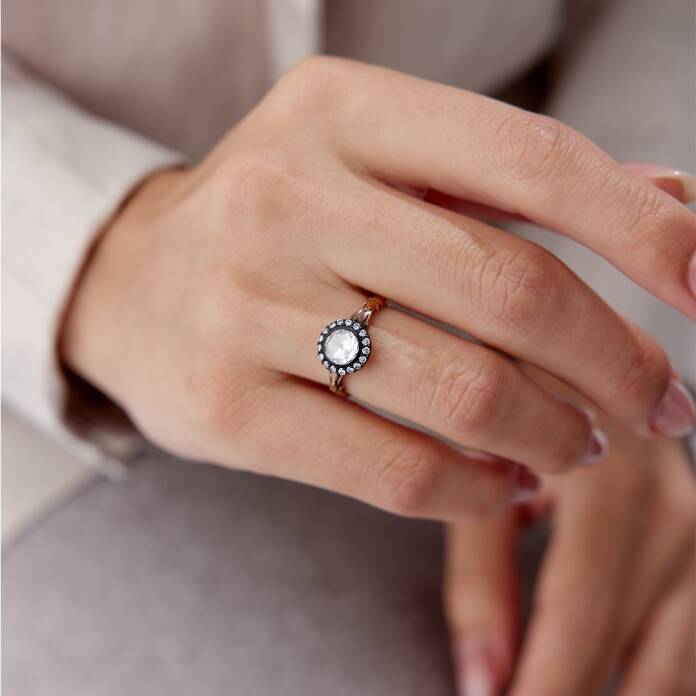 1.08 Ct Elmas Yuvarlak Yüzük - 1