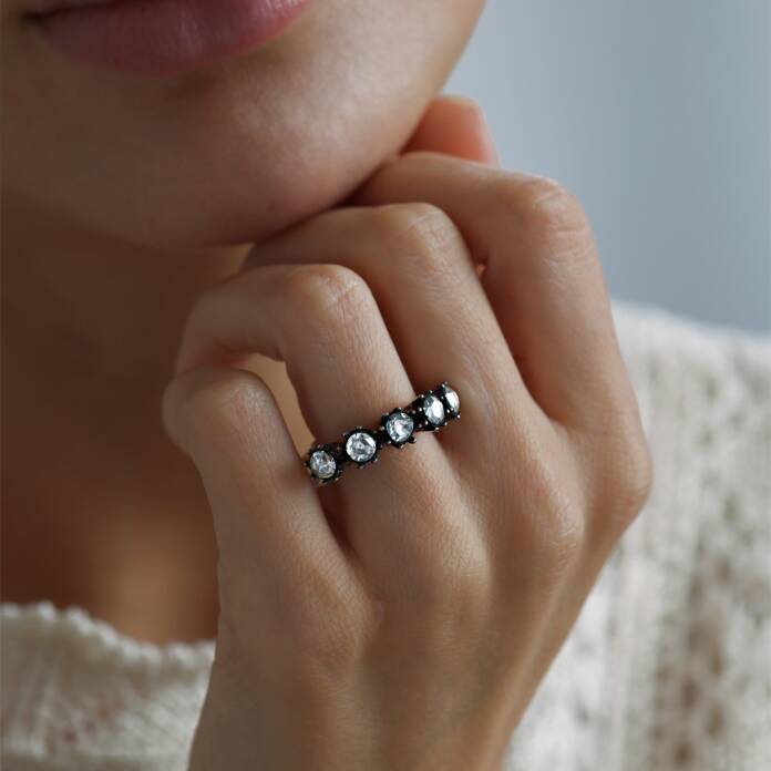 1.23 Ct Elmas Beştaş Pırlanta Yüzük - 1