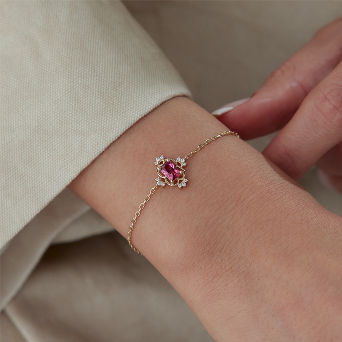 1.33 Karat Garnet Vintage Bileklik - Gökhan Bera (1)