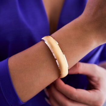 14 Ayar Altın Geniş Line Bilezik - Özkonak