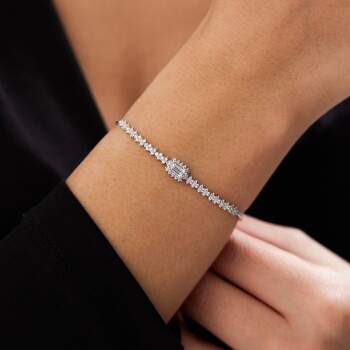 14 Ayar Altın Kavis Detay Baget Set - Murat Özcan (1)