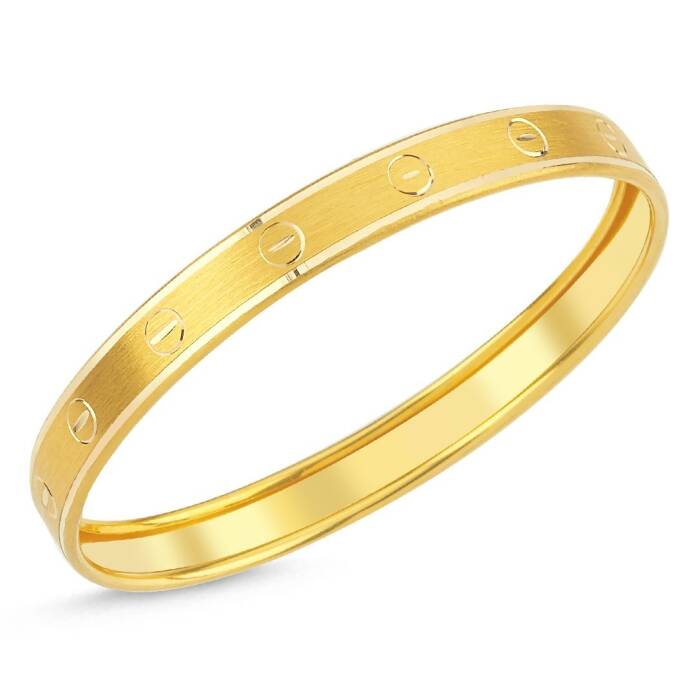 14 Ayar Vida Altın Çocuk Bilezik - 1