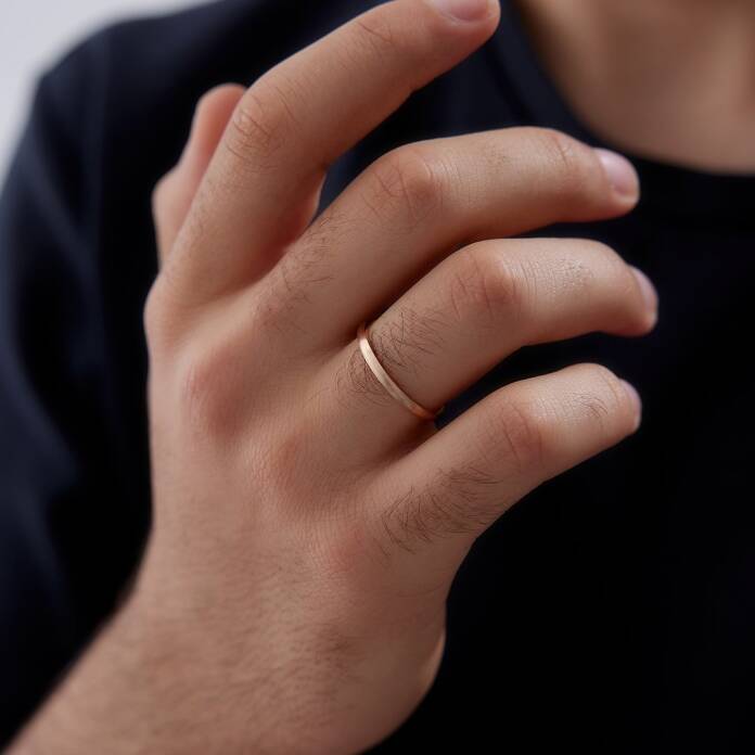 2.00 mm Mat Bombe Klasik Erkek Alyans - 2