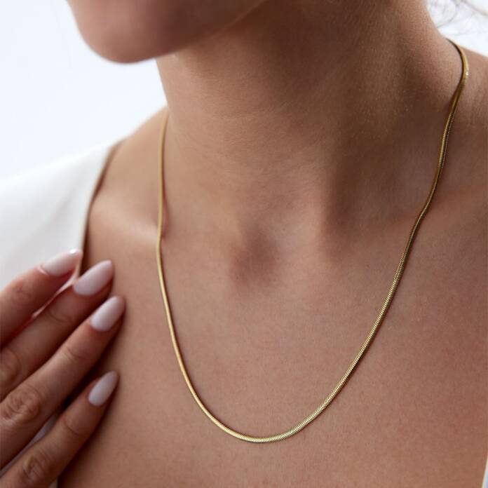 2.10 mm Balık Sırtı Zincir - 2