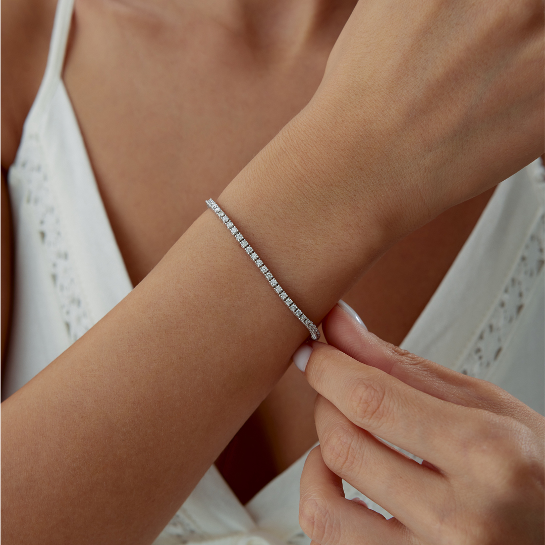 2.32 Karat Pırlanta Su Yolu Bileklik - 2