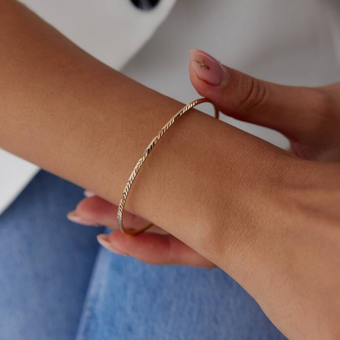 22 Ayar 10.00 Gr Başak Ajda Bilezik - 1