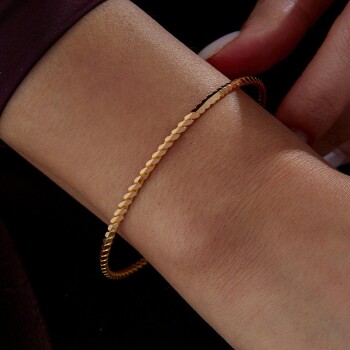 22 Ayar 10.00 Gr Burma Ajda Bilezik - Şen Bilezik