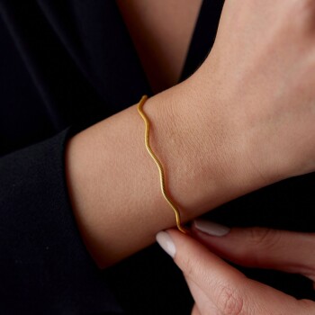 22 Ayar 10.00 Gr Dalga Bilezik - Şen Bilezik