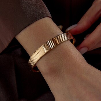 22 Ayar 10.00 Gr Line Çizgili Bilezik - Şen Bilezik