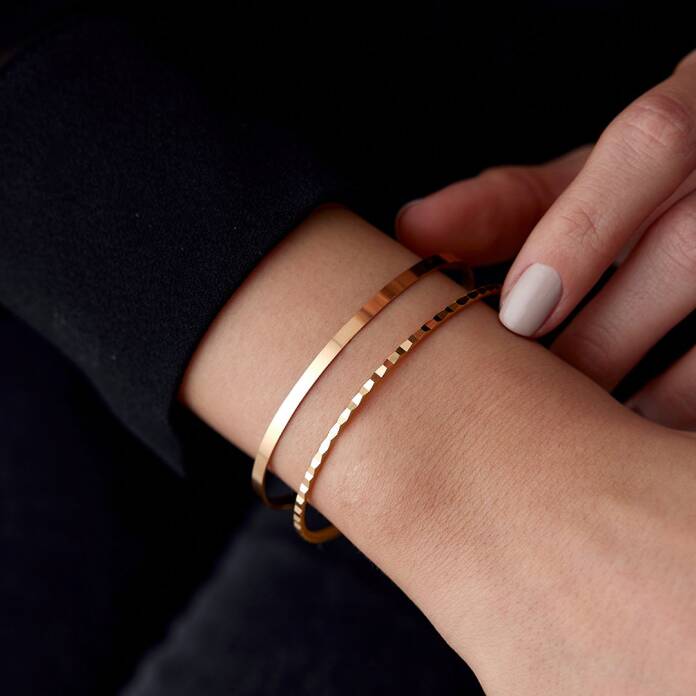 22 Ayar 10.00 Gr Piramit Ajda Bilezik - 4