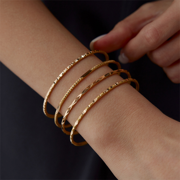 22 Ayar 10.00 Gr Square Bilezik - 4