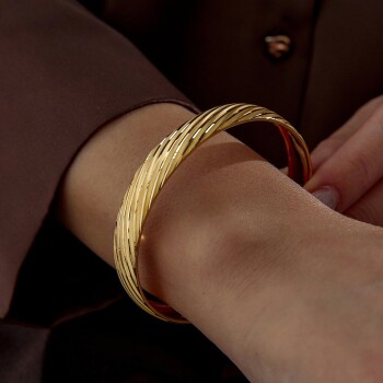 22 Ayar 10.00 Gr Yan Çizgili Bilezik - Şen Bilezik (1)