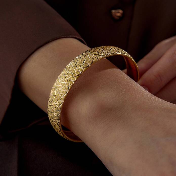 22 Ayar 12.00 Gr Cam Kırığı Bilezik - 2