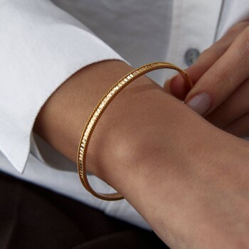 22 Ayar 15.00 Gr Aynalı Ray Bilezik - Şen Bilezik (1)