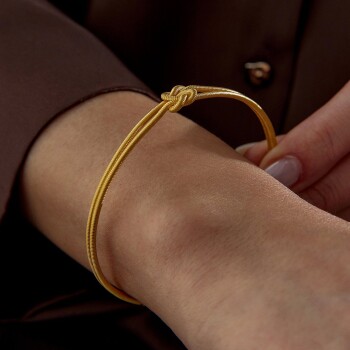 22 Ayar 15.00 Gr Çift Düğüm Bilezik - Şen Bilezik (1)