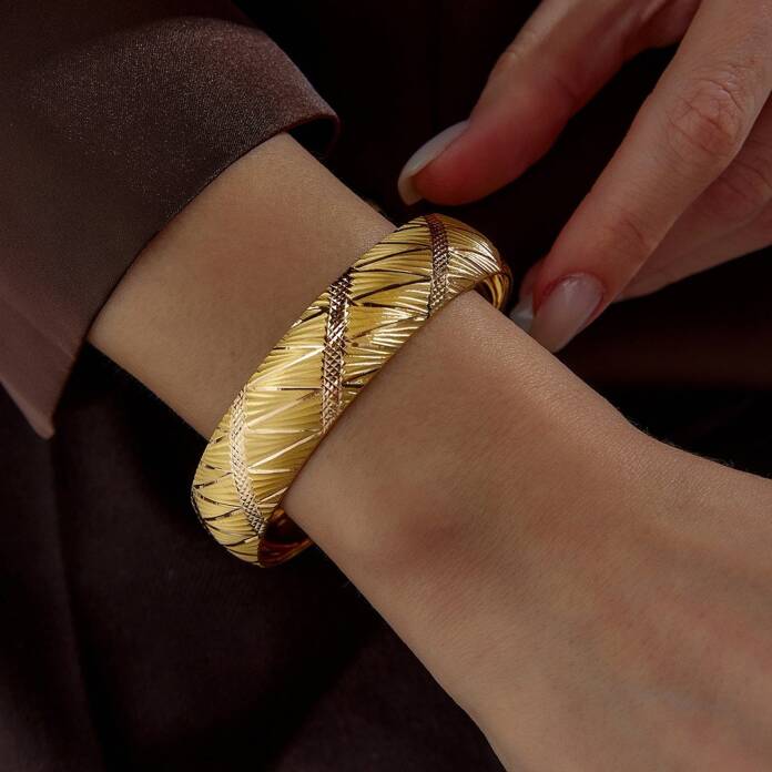 22 Ayar 15.00 Gr Zikzak Bilezik - 1