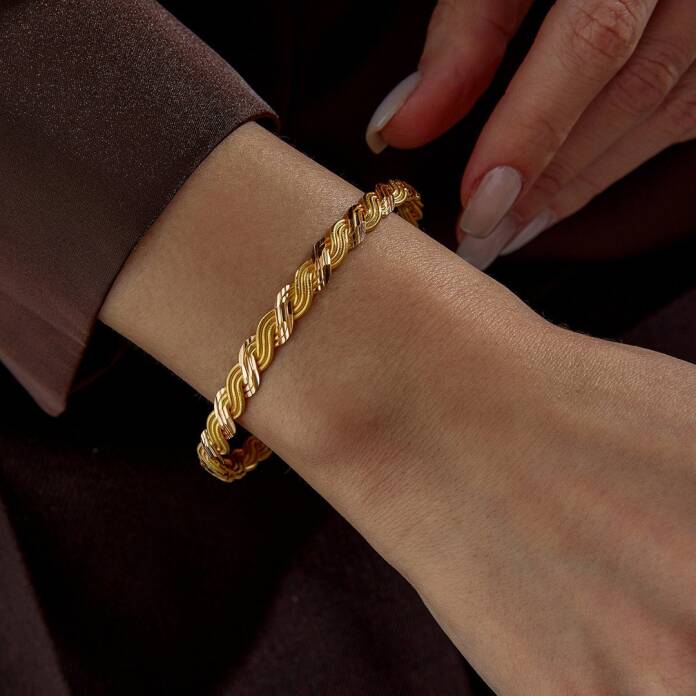 22 Ayar 20.00 Gr Ankara Burması Bilezik - 1