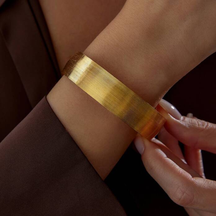 22 Ayar 20.00 Gr Düz Çizgili Bilezik - 2