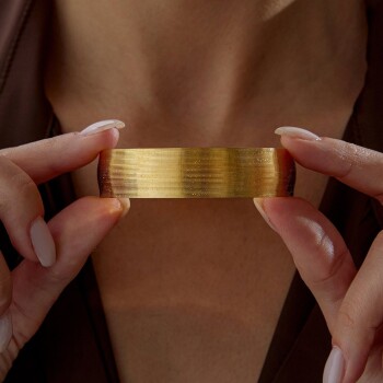 22 Ayar 20.00 Gr Düz Çizgili Bilezik - 3