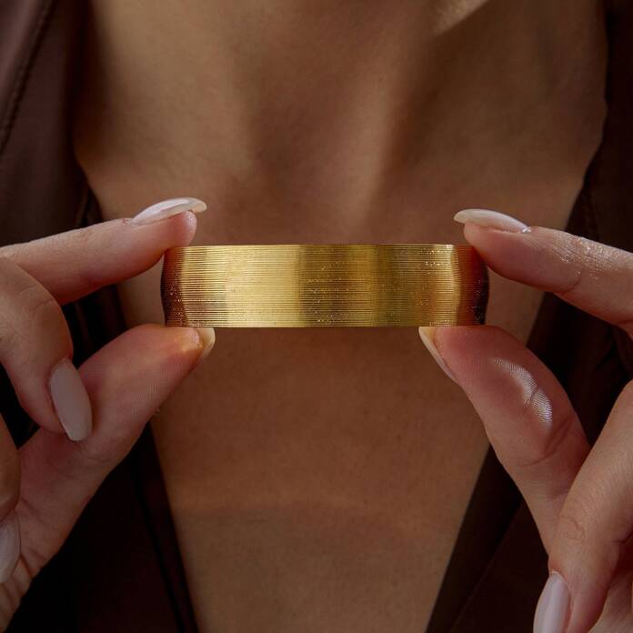 22 Ayar 20.00 Gr Düz Çizgili Bilezik - 3