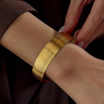 22 Ayar 20.00 Gr Düz Çizgili Bilezik - Şen Bilezik