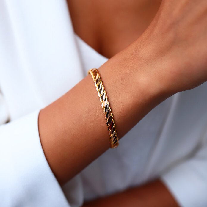 22 Ayar 30.00 Gr Üçlü Burma Bilezik - 2