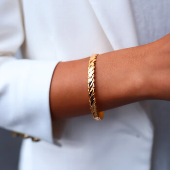 22 Ayar 30.00 Gr Üçlü Burma Bilezik - Şen Bilezik