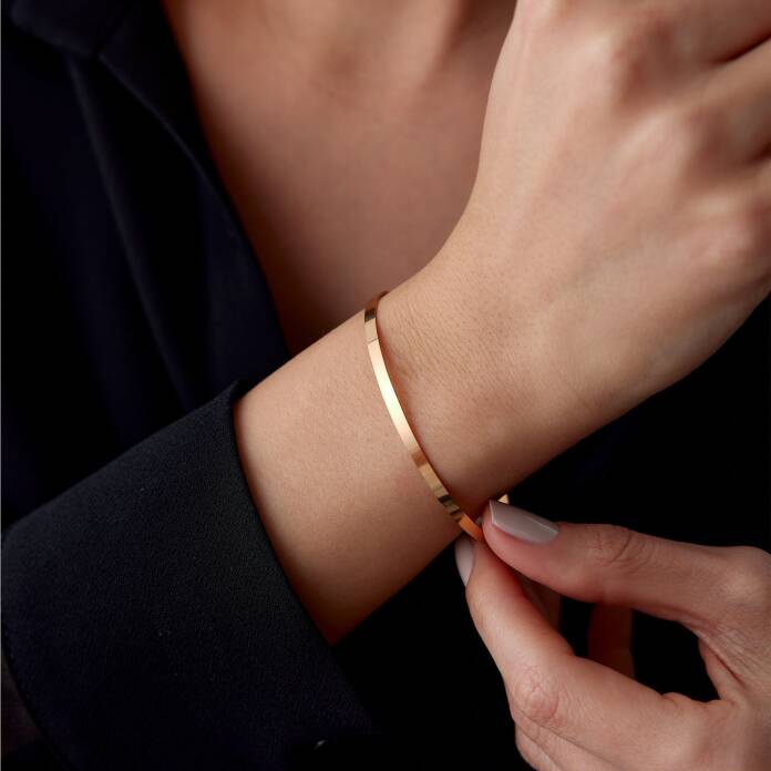 22 Ayar 7.00 Gr Thin Ray Bilezik - 1