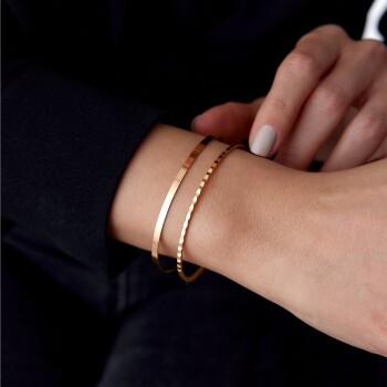 22 Ayar 7.00 Gr Thin Ray Bilezik - 4