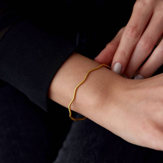 22 Ayar 8 Gr Dalga Bilezik - 3