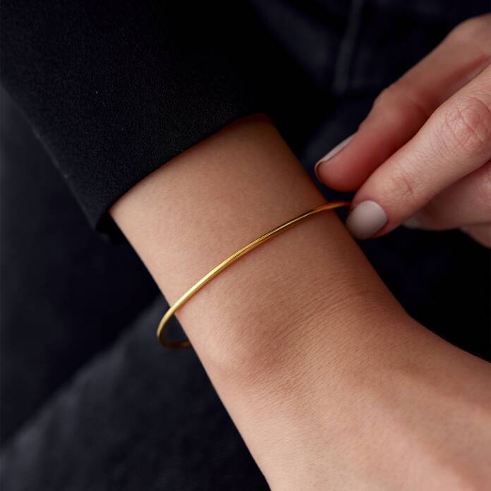 22 Ayar 8.00 Gr Parlak Bombe Bilezik - 1