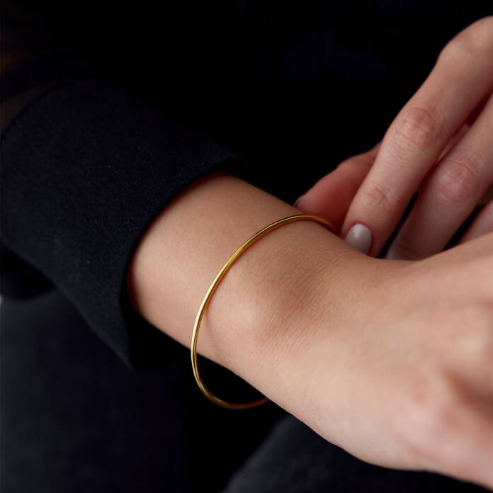 22 Ayar 8.00 Gr Parlak Bombe Bilezik - 2