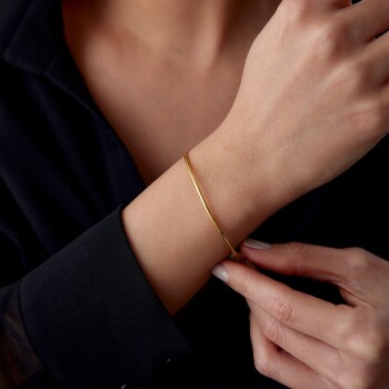 22 Ayar 8.00 Gr Parlak Bombe Bilezik - 3