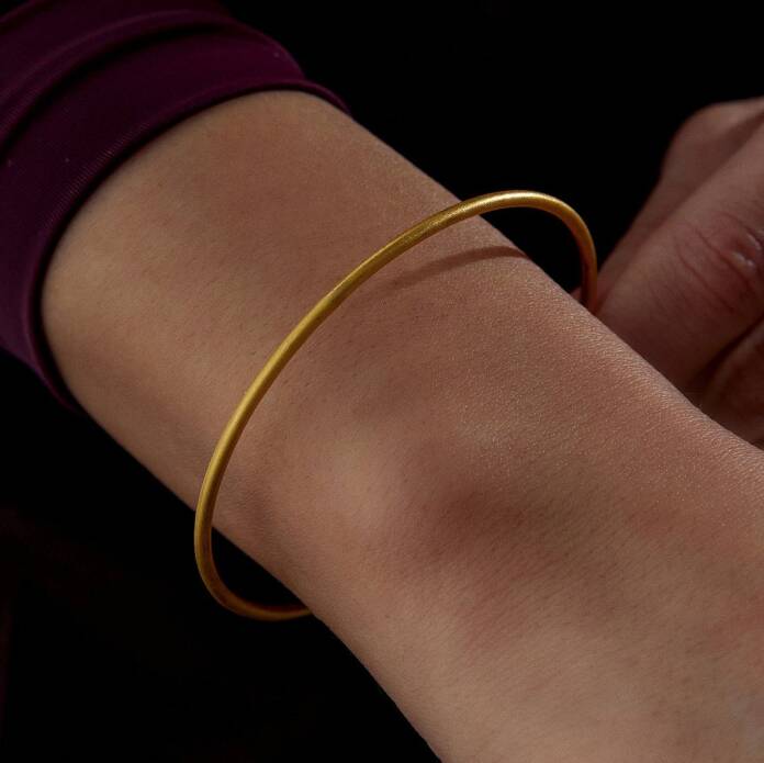 22 Ayar 8.00 Gr Parlak Düz Ajda Bilezik - 1