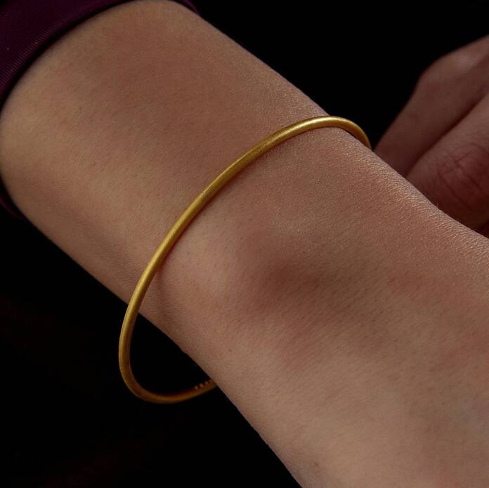 22 Ayar 8.00 Gr Parlak Düz Ajda Bilezik - 2