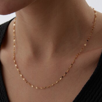 22 Ayar Bold Boomerang Zincir - Taç (1)