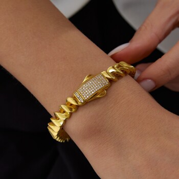 22 Ayar Burgu Bileklik - C.sümer