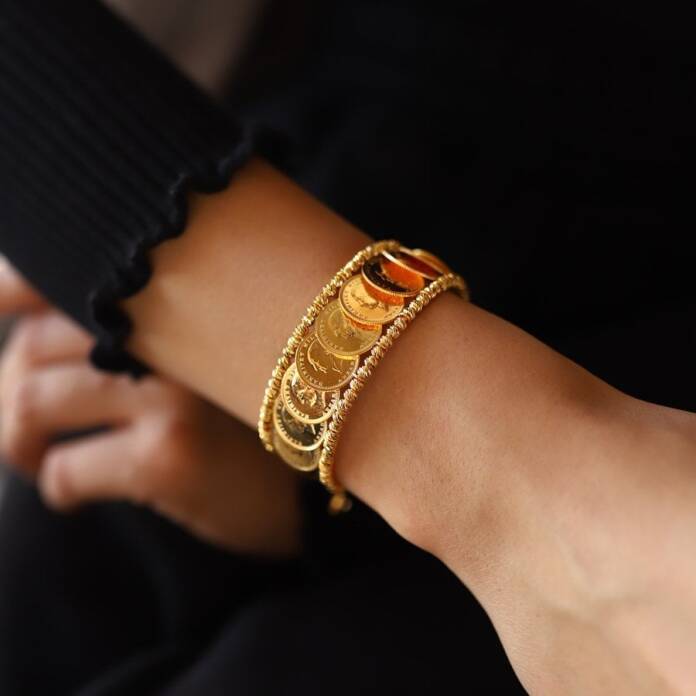 22 Ayar Doricalı Ata Çeyrek Kelepçe - 1