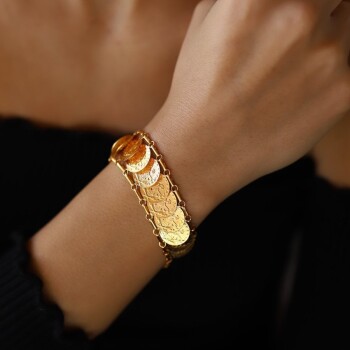 22 Ayar Reşat Çeyrekli Kelepçe - Adana Yaşar