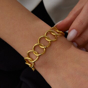 22 Ayar Sıralı Halka Bileklik - C.sümer (1)