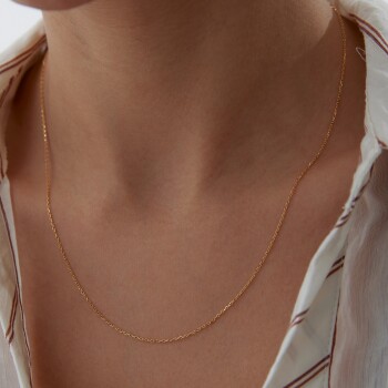 22 Ayar Small Ataç Zincir - Taç