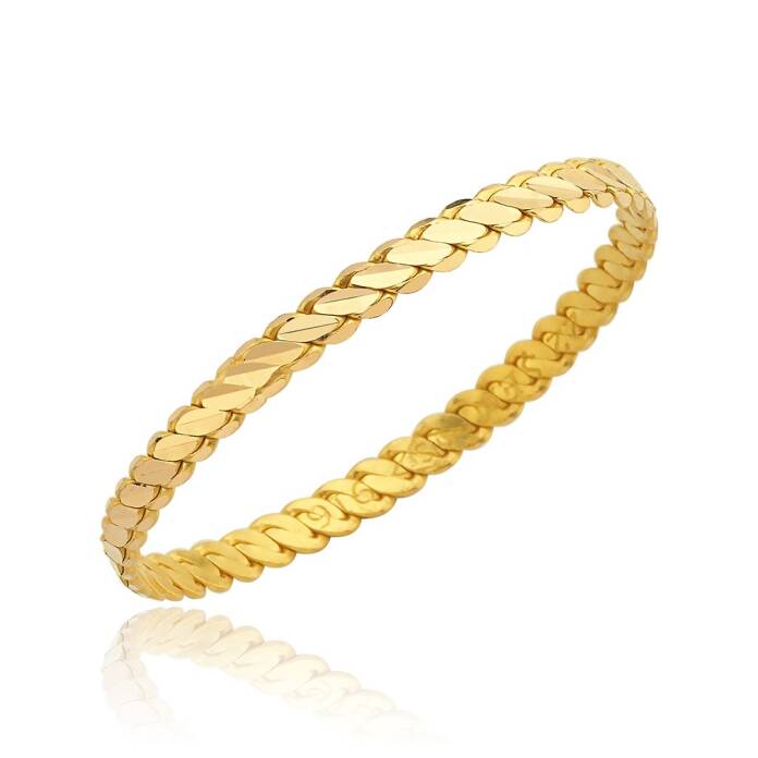 22 Ayar Üçlü Burma Çocuk Bilezik - 1