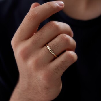 2.50 mm Klasik Bombe Erkek Alyans - Tülay Alyans