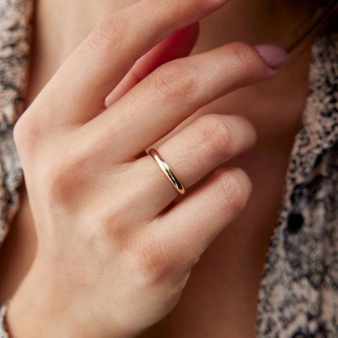 2.50 mm Klasik İçi Boş Düz Alyans - 1